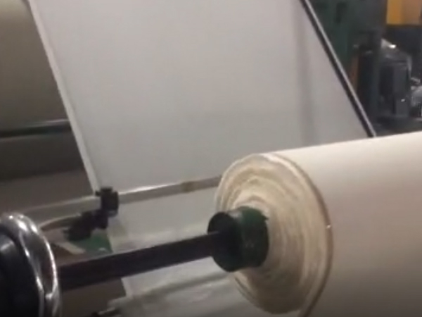 Three roll adhesive wiping production line